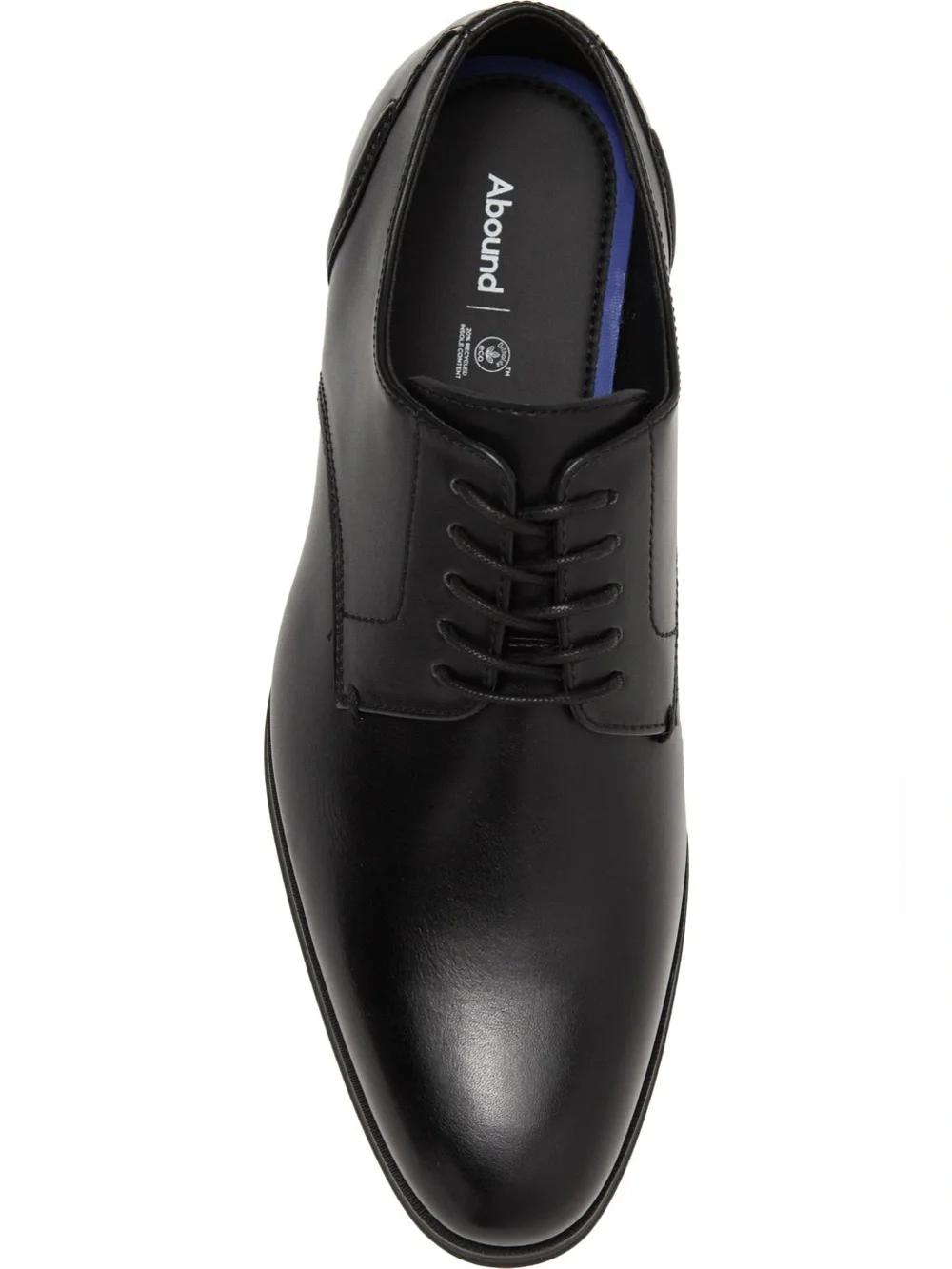 NWT Nordstrom Abound Cameron Plain Toe Derby Dress Shoe Black Men's Size 9